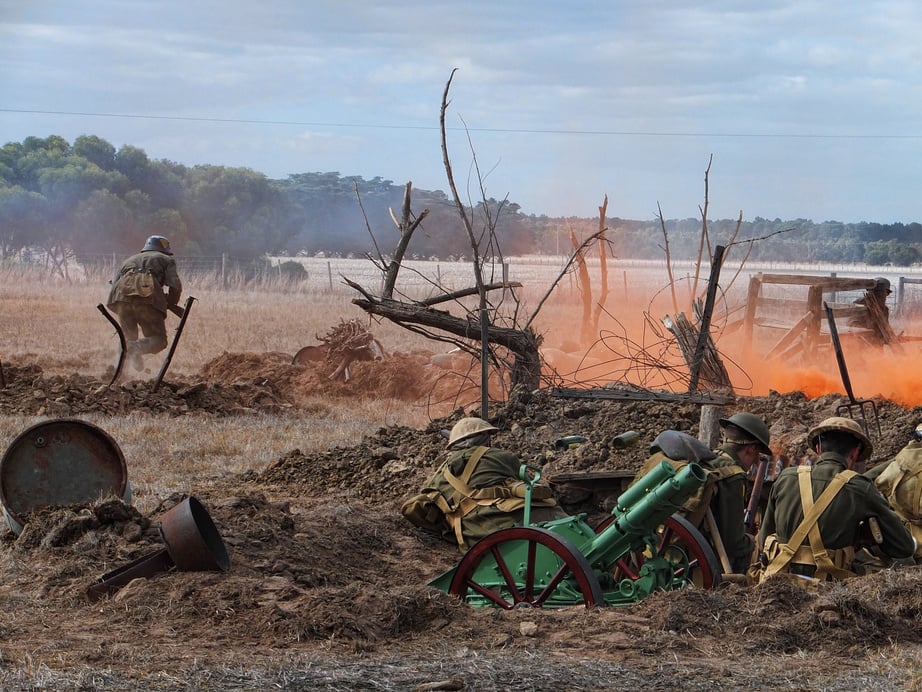 Historic War Reenactment